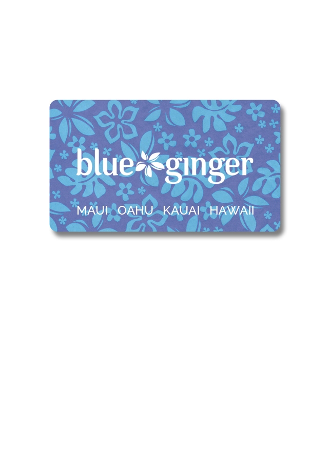 BLUE GINGER GIFT CARD BY EMAIL